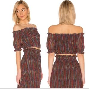NWT House of Harlow X Revolve Carmella Blouse